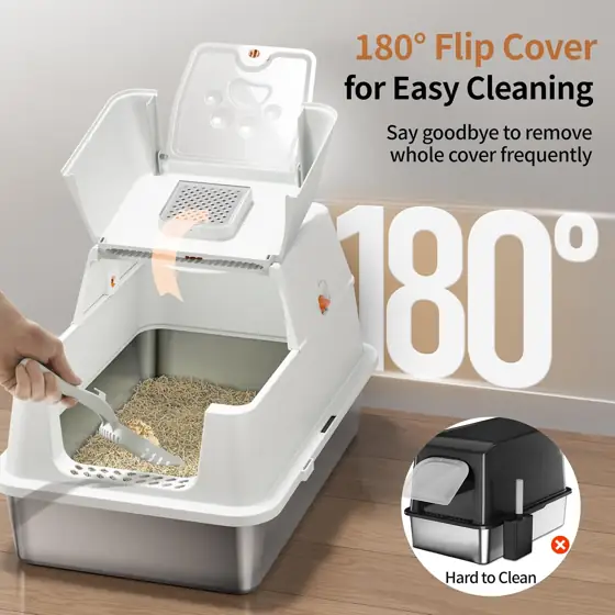 Stainless Steel Cat Litter Box… — Photo 2