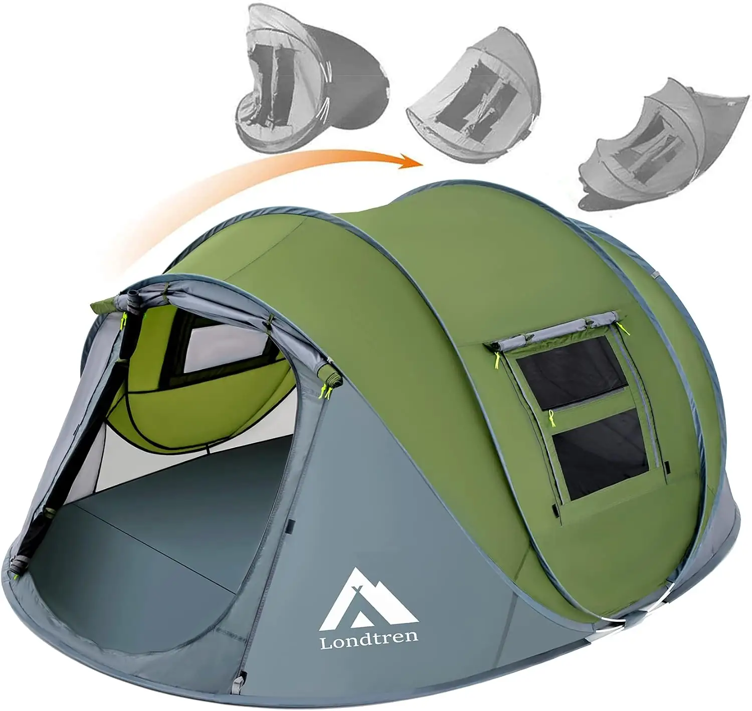 4-Person Easy Pop-Up Tent, Waterproof,… — Photo 1