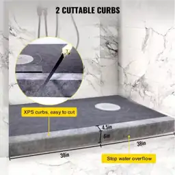Shower Curb Kit 38 in.… — Photo 4
