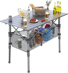 Portable Camping Table with Adjustable… — Photo 3