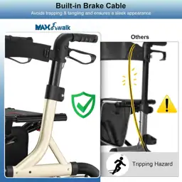 MAXWALK Rollator Walker for Seniors… — Photo 4