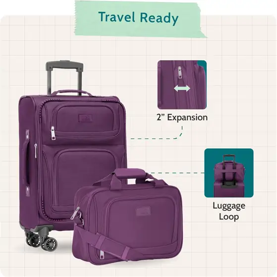 U.S. Traveler Rio Lightweight Softside… — Photo 4