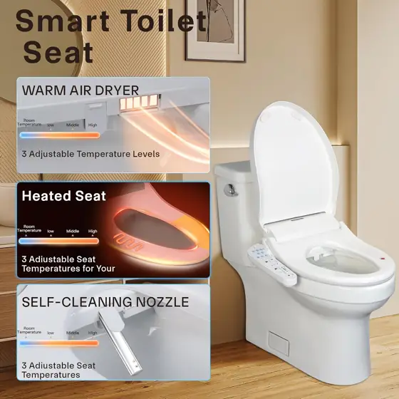 KERDE P30B Bidet Toilet Seat… — Photo 3