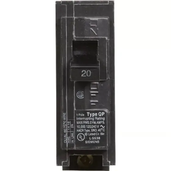 Siemens 20 amps Standard Single… — Photo 1