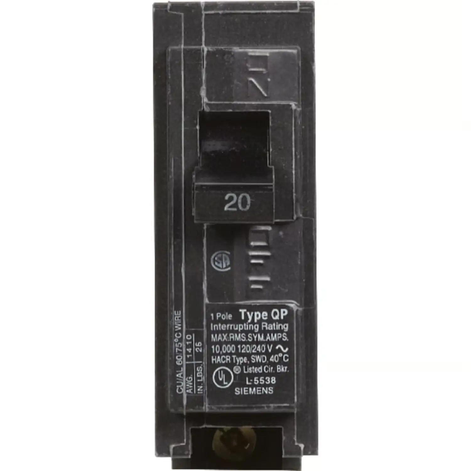 Siemens 20 amps Standard Single… — Photo 1