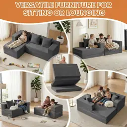 Boneless Convertible Sleeper Sofa Bed,… — Photo 4