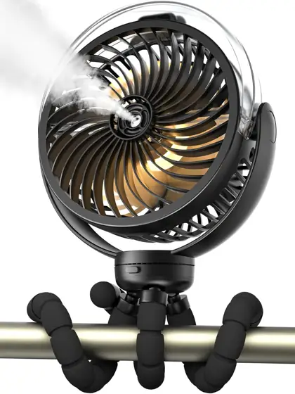 Misting Stroller Fan with 6000mAh… — Photo 1