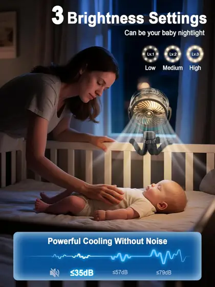 Misting Stroller Fan with 6000mAh… — Photo 2
