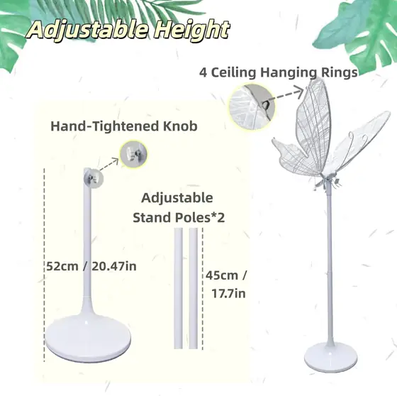 TRAVELER Butterfly Floor Lamp -… — Photo 3