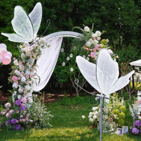 TRAVELER Butterfly Floor Lamp -… — Photo 4