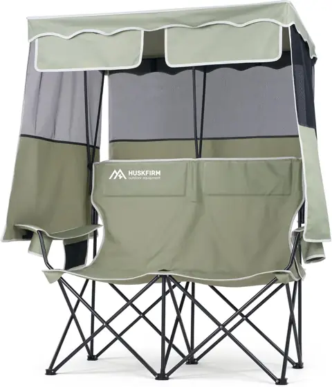 Double Camping Chair with Canopy,2… — Photo 1