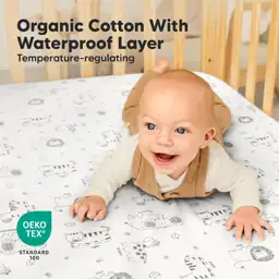 2-Pack Waterproof Crib Sheets for… — Photo 2