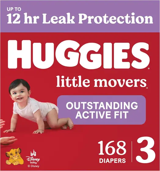 Huggies Little Movers Diapers Size… — Photo 1