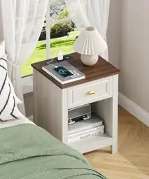 Akxomel Farmhouse Nightstands Set of… — Photo 2