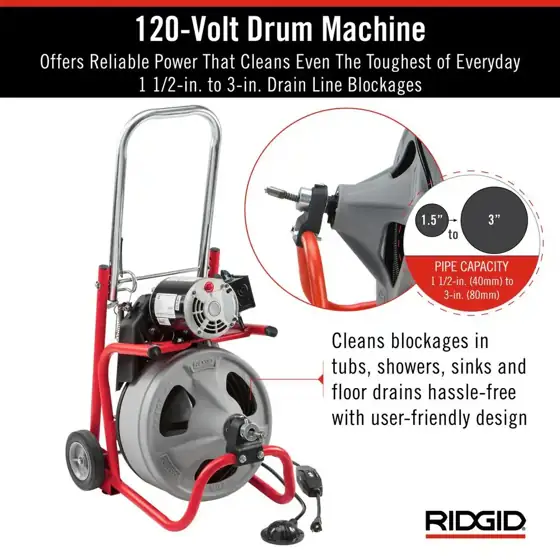 RIDGID K-400 Drain Cleaning Snake… — Photo 3