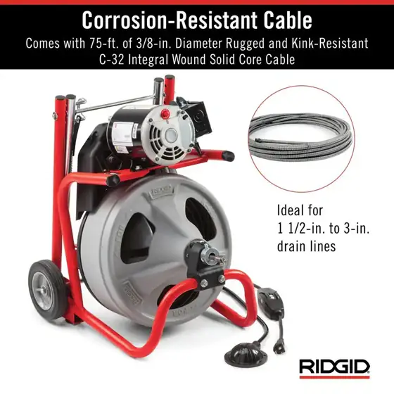 RIDGID K-400 Drain Cleaning Snake… — Photo 4