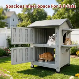 100% Insulated Outdoor Cat Houses… — Photo 3