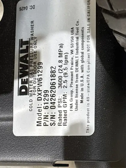 4400 PSI 4.0 GPM Cold… — Photo 5