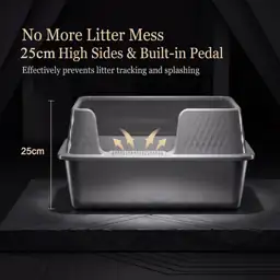 Suhaco Large Stainless Steel Litter… — Photo 3