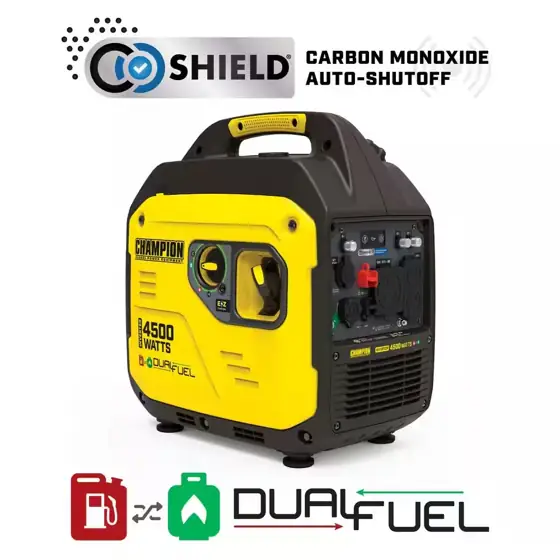 4500/3250-Watt Recoil Start Dual-Fuel Inverter… — Photo 1
