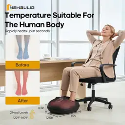 NEWBULIG Foot Massager with Heat,… — Photo 3
