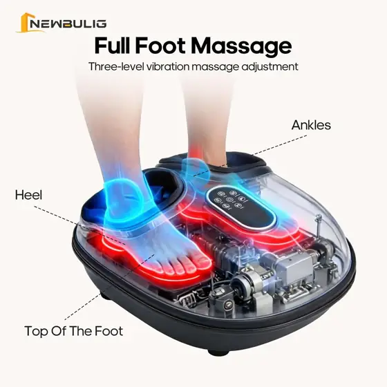 NEWBULIG Foot Massager with Heat,… — Photo 4