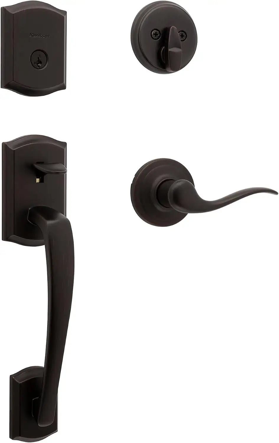 Kwikset CP818PTHTNL-11PS Prescott Exterior Handleset… — Photo 1