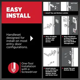 Kwikset CP818PTHTNL-11PS Prescott Exterior Handleset… — Photo 4