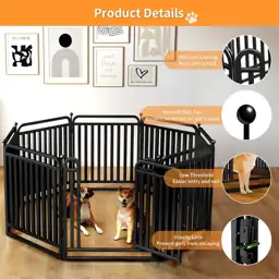 Puppy Playpen Dog Fence -… — Photo 3