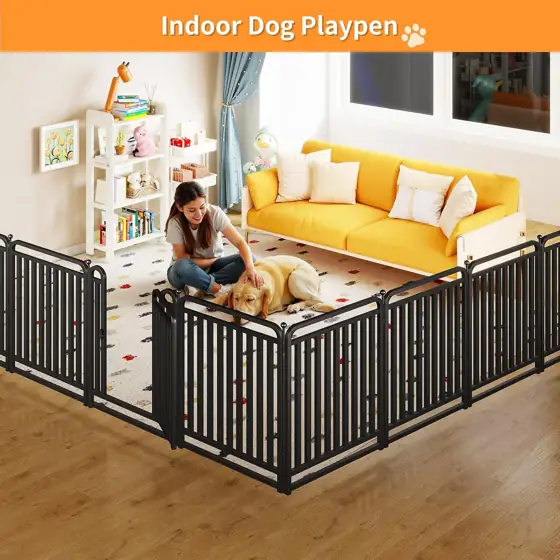 Puppy Playpen Dog Fence -… — Photo 4