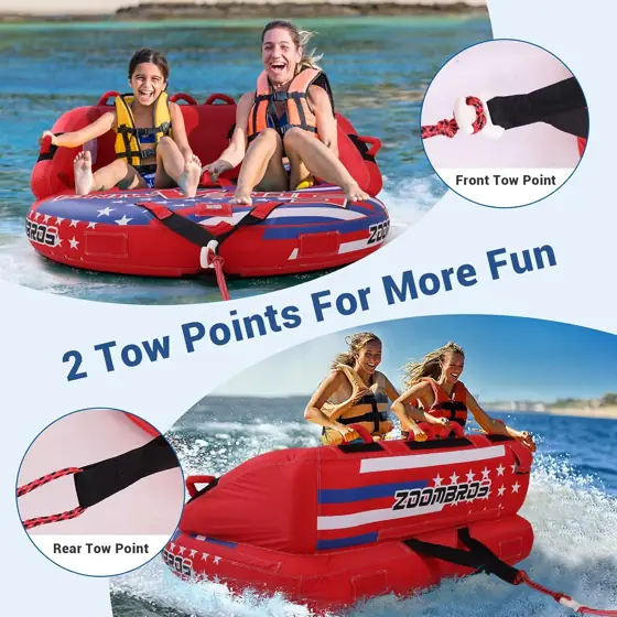 ZOOMBROS Towable Tubes for Boating,… — Photo 2