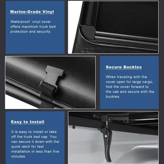 Soft Tri-Fold Truck Bed Cover… — Photo 4