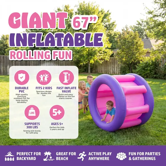 Playland 67" Giant Inflatable Land… — Photo 2