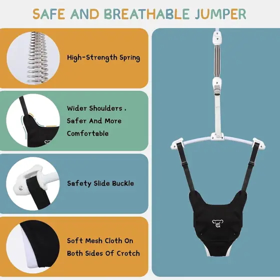 RAGOZONERY 2-in-1 Baby Jumper with… — Photo 4