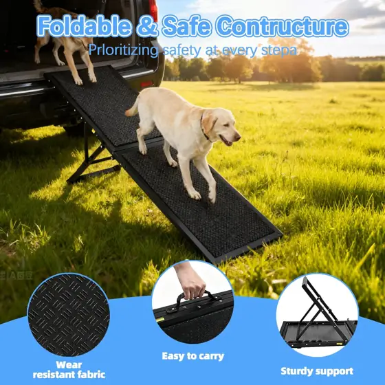 Dog Ramp for Car 49.4x16.1in,… — Photo 2