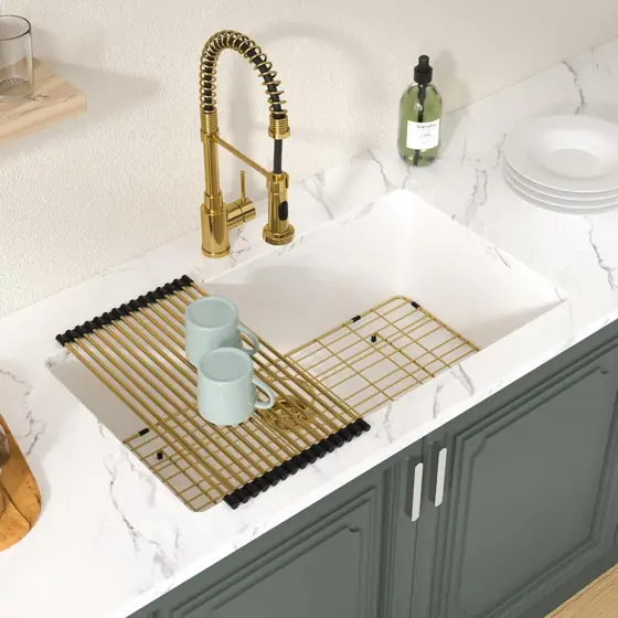 Lordear 33in White Granite Composite… — Photo 2