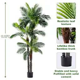 Erimda 9.1FT Artificial Phoenix Palm… — Photo 2