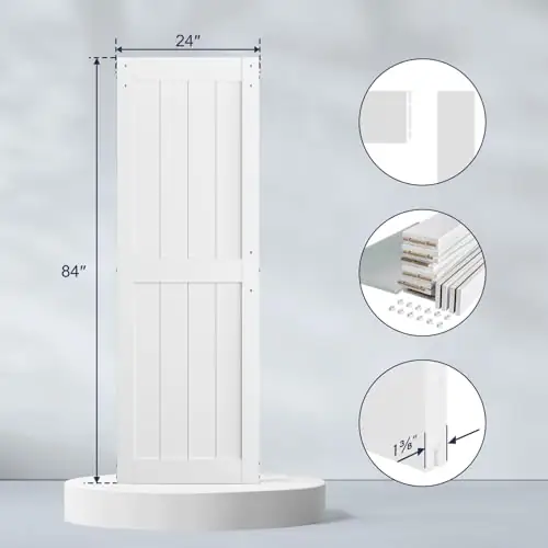 SMARTSTANDARD 24"x84" Sliding Door, 4FT… — Photo 3