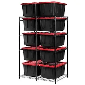 CleverMade Double Tote Tower 10-Bin… — Photo 1