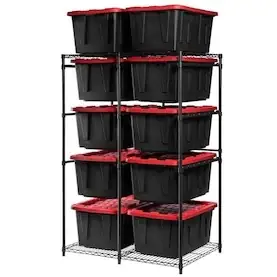 CleverMade Double Tote Tower 10-Bin… — Photo 1