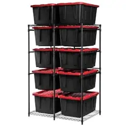 CleverMade Double Tote Tower 10-Bin… — Photo 1