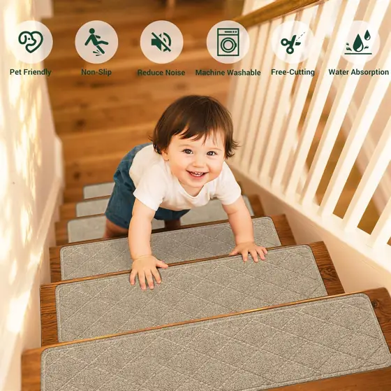 Stair Treads Non-Slip for Wooden… — Photo 4