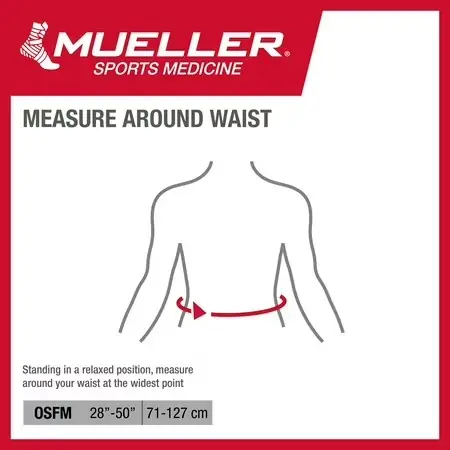 Mueller Adjustable Back Brace, Black,… — Photo 2