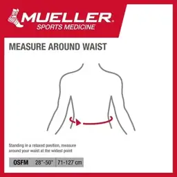 Mueller Adjustable Back Brace, Black,… — Photo 2