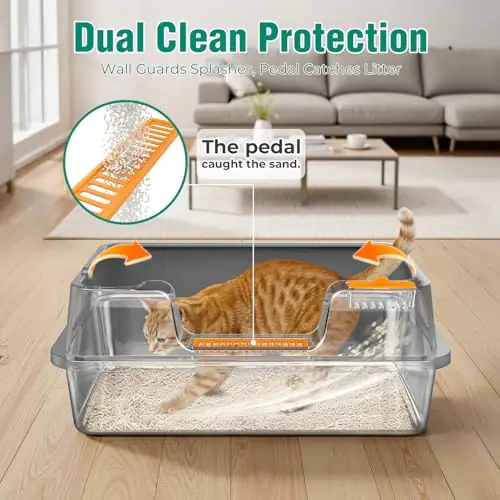 ORELEY 2-Pack Stainless Steel Litter… — Photo 2