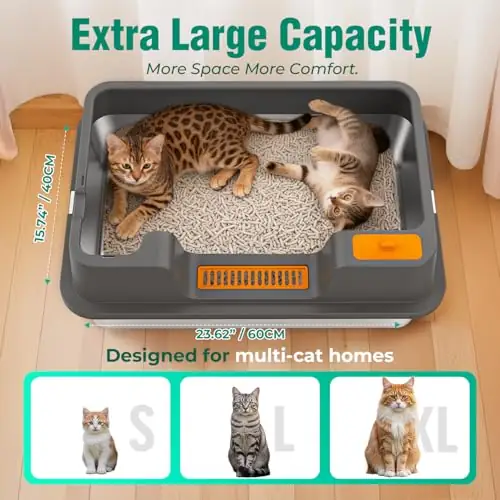 ORELEY 2-Pack Stainless Steel Litter… — Photo 3