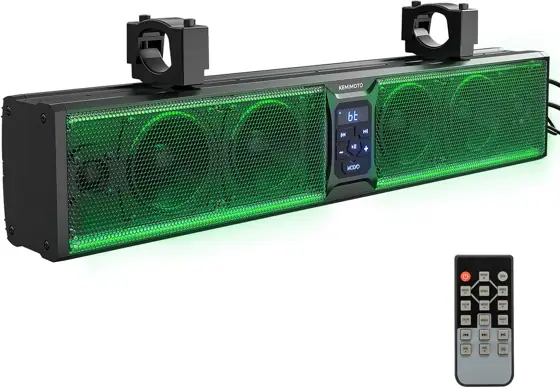 KEMIMOTO 6-Speaker Metal UTV Sound… — Photo 1