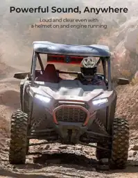 KEMIMOTO 6-Speaker Metal UTV Sound… — Photo 3