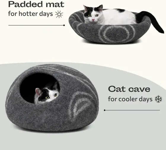 MEOWFIA Cat Cave - Merino… — Photo 4