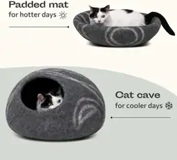 MEOWFIA Cat Cave - Merino… — Photo 4